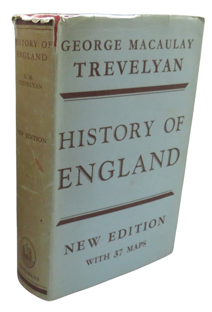 History of England By George Macaulay Trevelyan 1947 book front cover