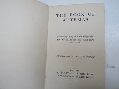 The Book of Artemas 1919 164th Edition Antique Book book image 2