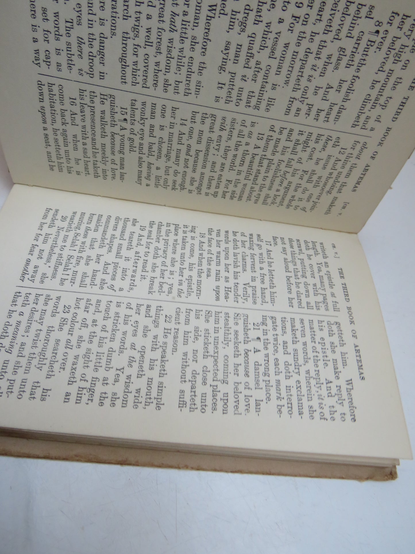 The Third Book of Artemas 1919 Antique Book