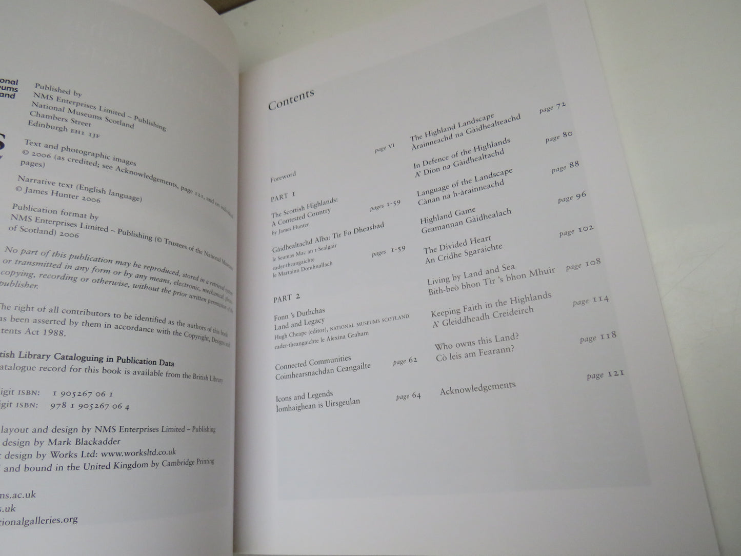 Fonn 's Duthchas, Land and Legacy.  The Scottish Highlands: A Contested Country
