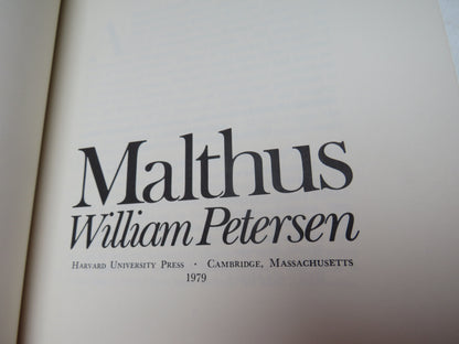 Malthus By William Petersen 1979