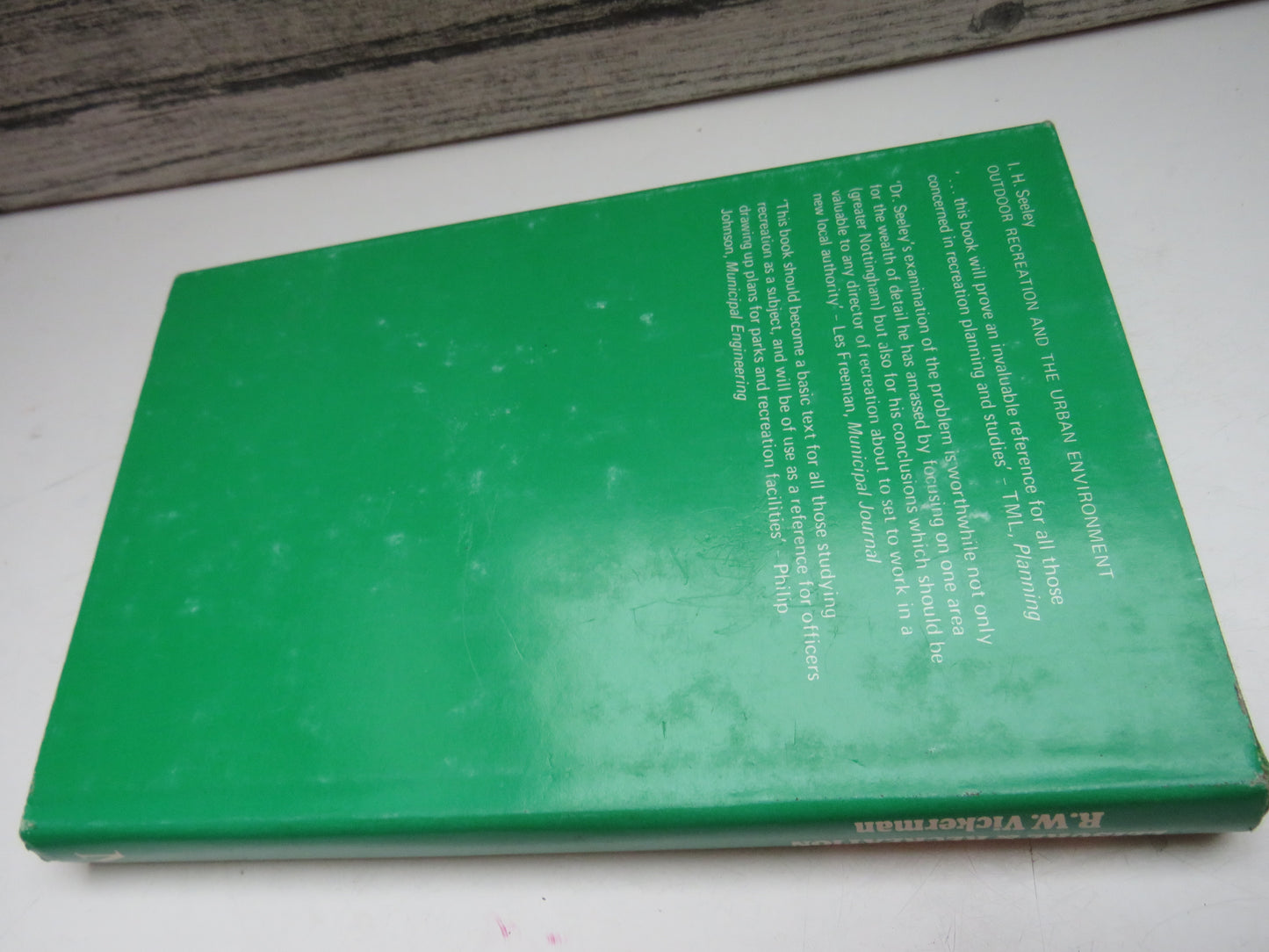 The Economics of Leisure and Recreation By R. W. Vickerman 1975