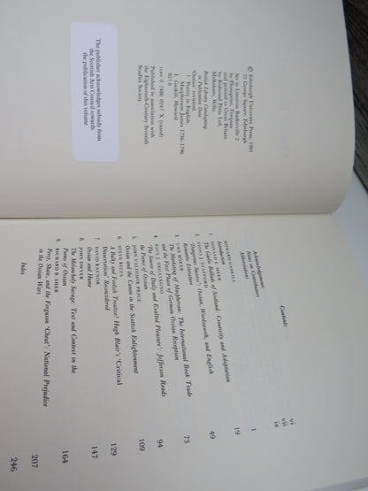 Ossian Revisited Edited By Howard Gaskill 1991