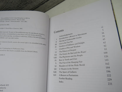 London's Pleasures from Restoration to Regency by David Kerr Cameron, 2001 book image 4