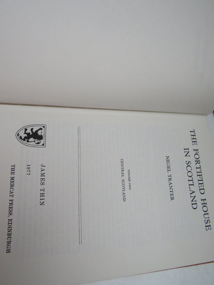 The Fortified House In Scotland By Nigel Tranter Volume Two 1977