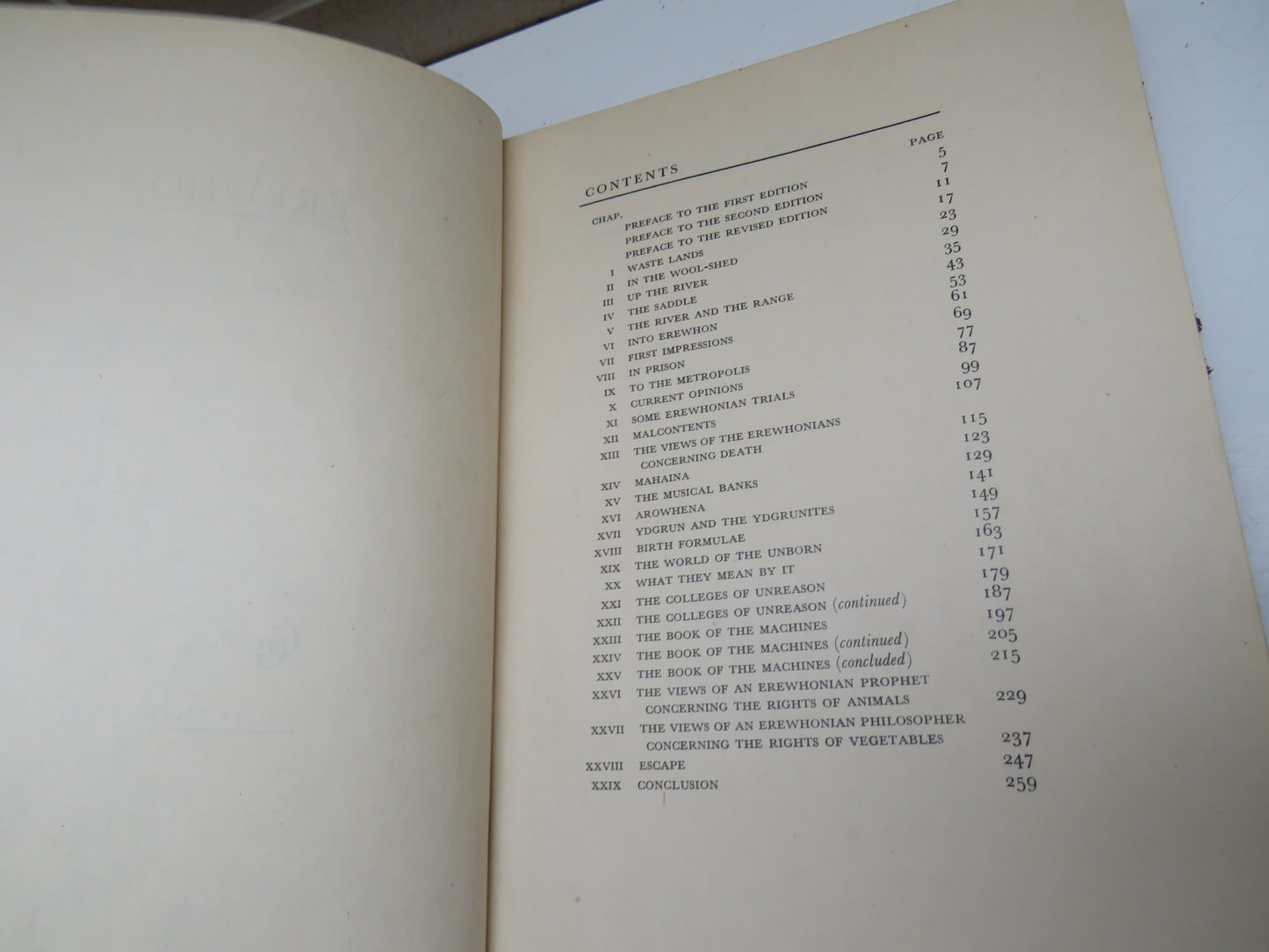Erewhon By Samuel Butler The Wood-Engravings By Blair Hughes-Stanton 1932