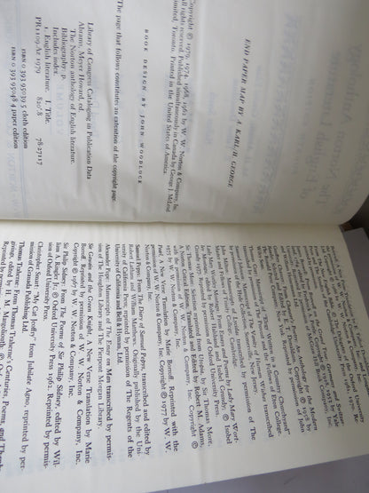 The Norton Anthology of English Literature Fourth Edition 1979 book image 4