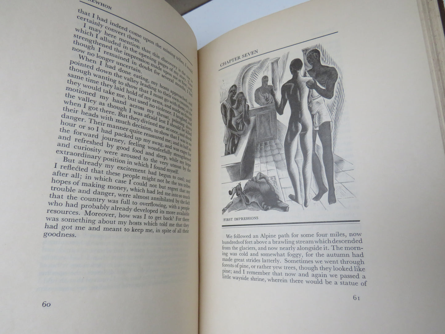 Erewhon By Samuel Butler The Wood-Engravings By Blair Hughes-Stanton 1932