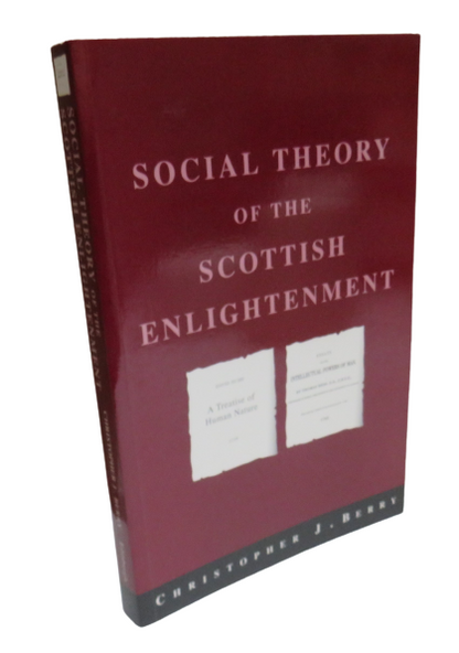 Social Theory of the Scottish Enlightenment by Christopher J. Berry, 1997 book front cover
