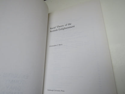 Social Theory of the Scottish Enlightenment by Christopher J. Berry, 1997 book image 4