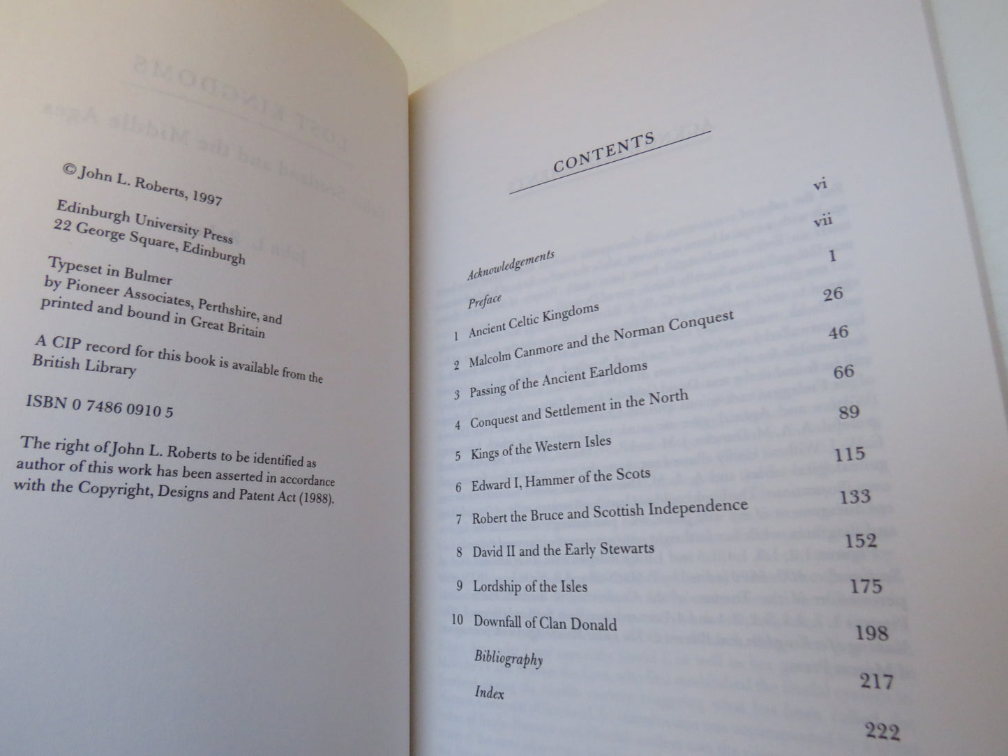 Lost Kingdoms Celtic Scotland and The Middle Ages By John L. Roberts 1997