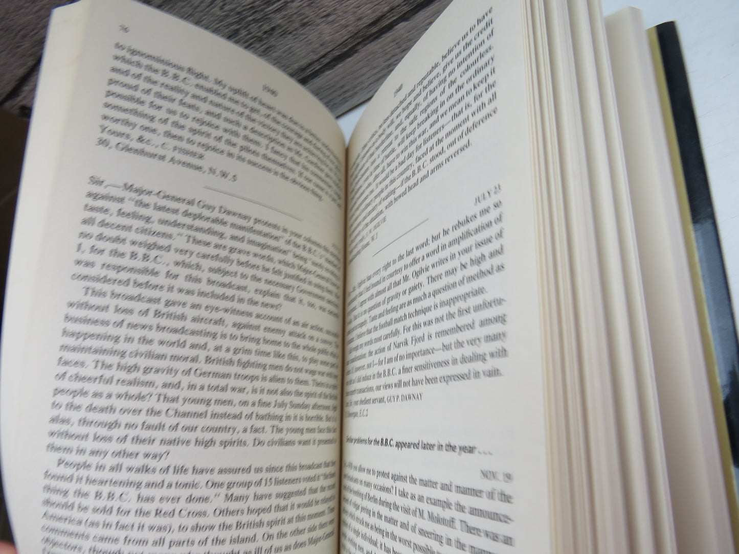 Are We At War? Letters To The Times 1939-1945 Edited By Anthony Livesey 1989
