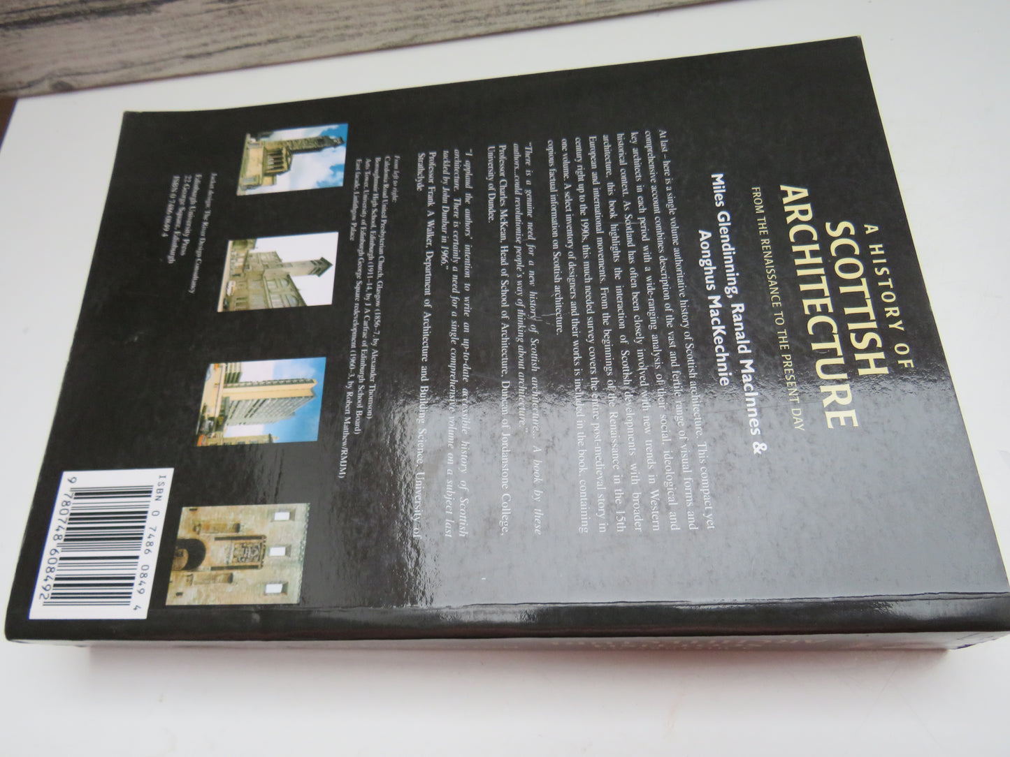 A History of Scottish Architecture From The Renaissance To Present Day By Miles Glendinning, Ranald MacInnes, Aonghus MacKechnie 1996