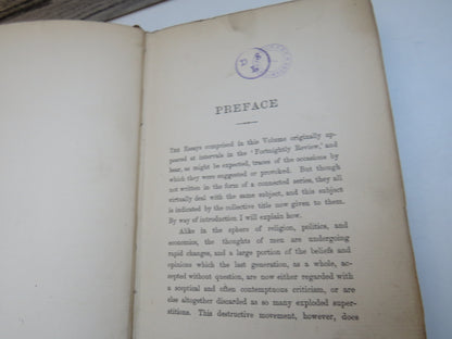Studies of Contemporary Superstition By W. H. Mallock 1895 book image 6