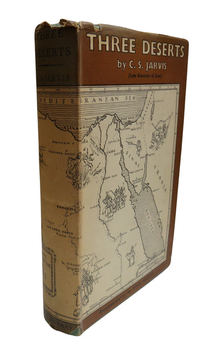 Three Deserts By C. S. Jarvis Illustrated By Frank Lee 1936 book front cover