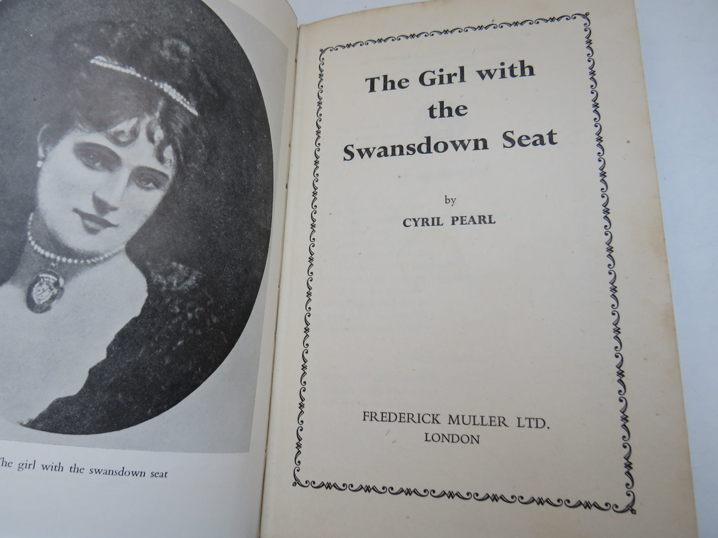 The Girl With The Swansdown Seat By Cyril Pearl 1955 book image 4
