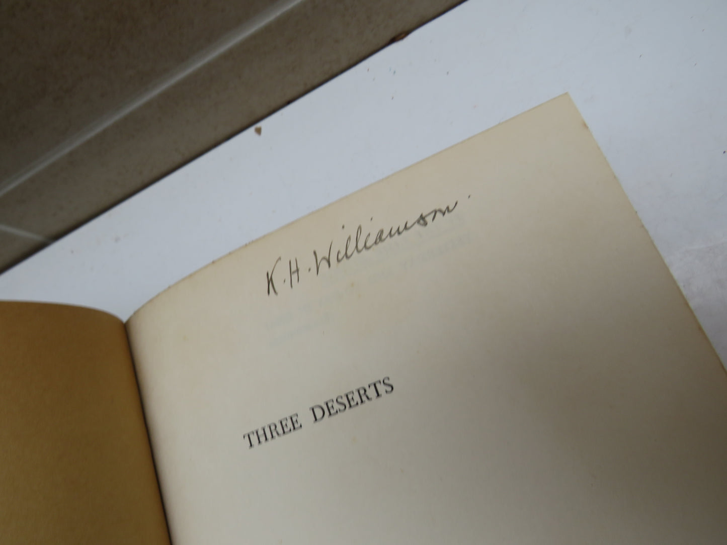 Three Deserts By C. S. Jarvis Illustrated By Frank Lee 1936
