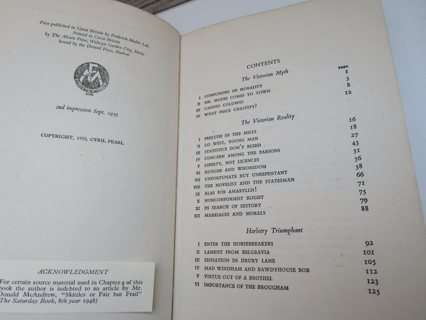 The Girl With The Swansdown Seat By Cyril Pearl 1955 book image 5