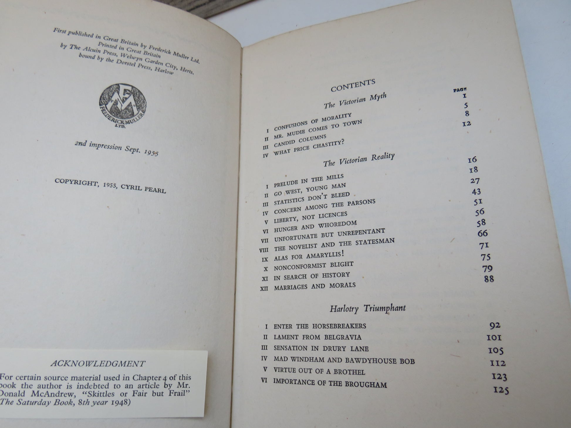 The Girl With The Swansdown Seat By Cyril Pearl 1955 book image 5