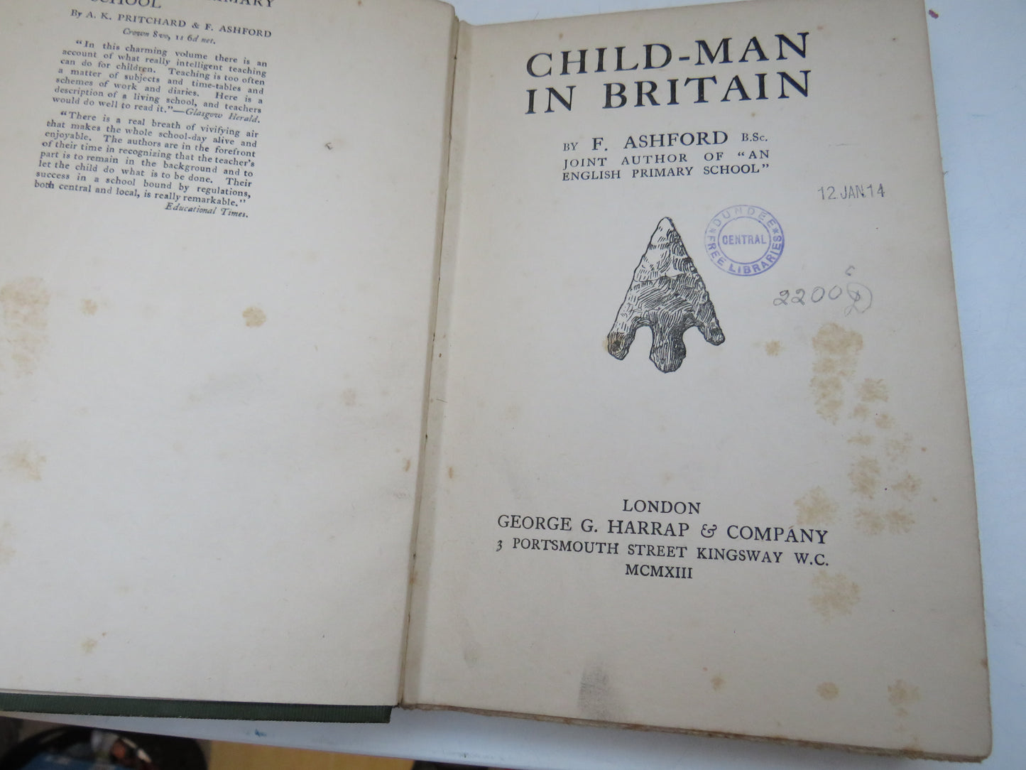 Child-Man In Britain By F. Ashford 1913 book image 4