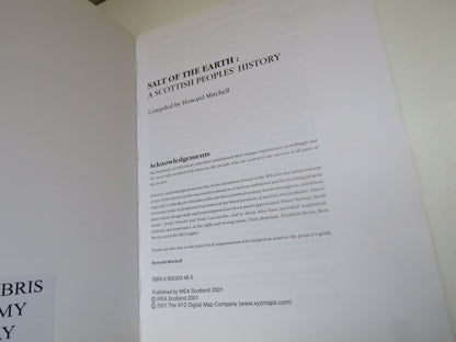 Salt of the Earth:  A Scottish Peoples' History by Howard Mitchell, 2001 book image 3