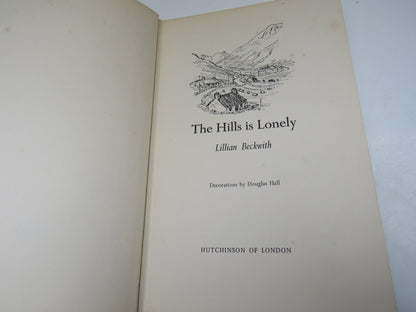 The Hills Is Lonely By Lillian Beckwith Decorations By Douglas Hall 1959 1st Edition book image 4