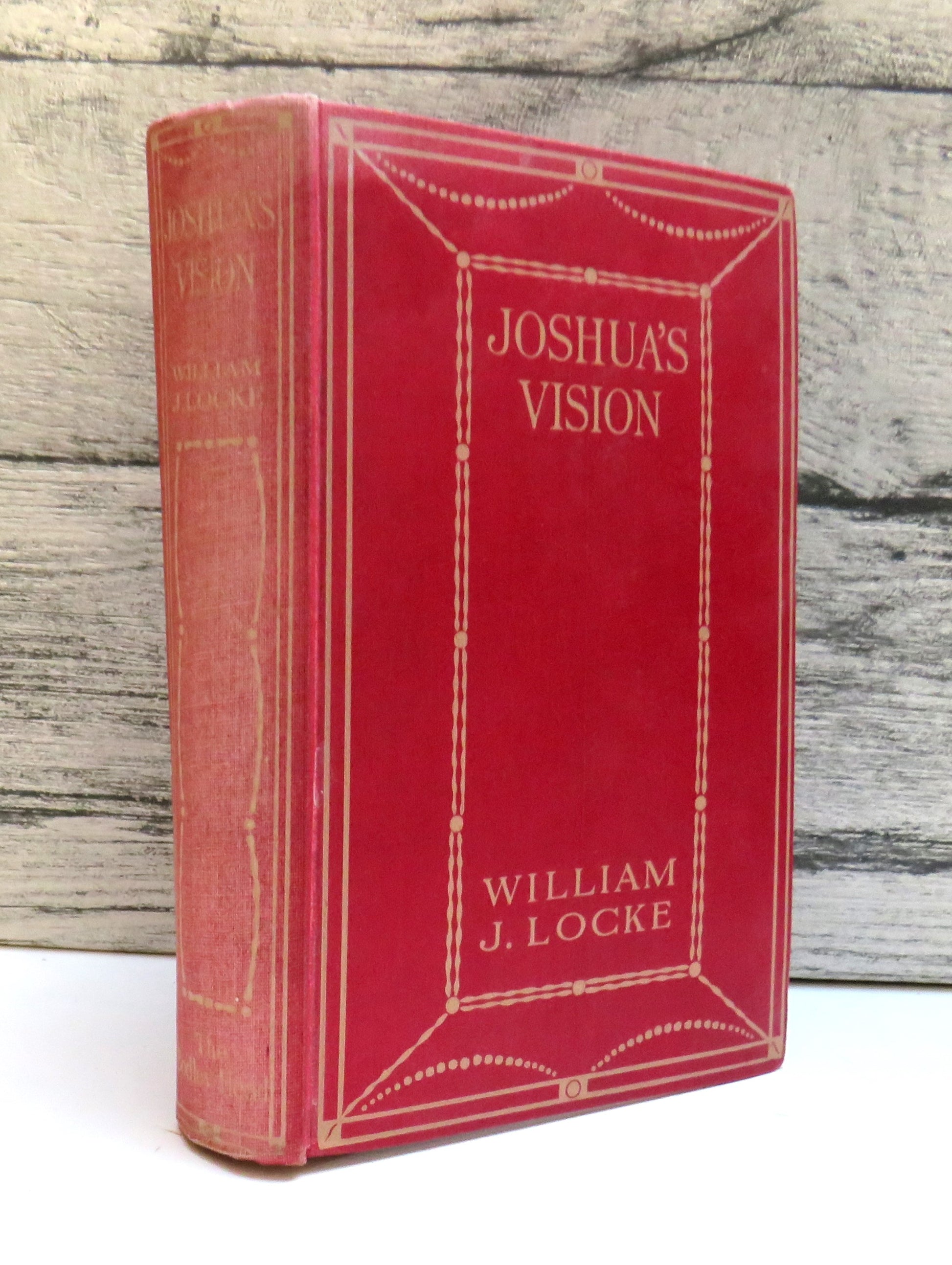 Joshua's Vision By William J. Locke 1928 1st Edition book front cover