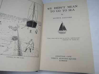 We Didn't Mean To Go To See by Arthur Ransome, Vintage Children's Book, 1947 book image 3