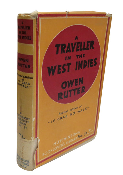 A Traveller In The West Indies By Owen Rutter 1936 book front cover