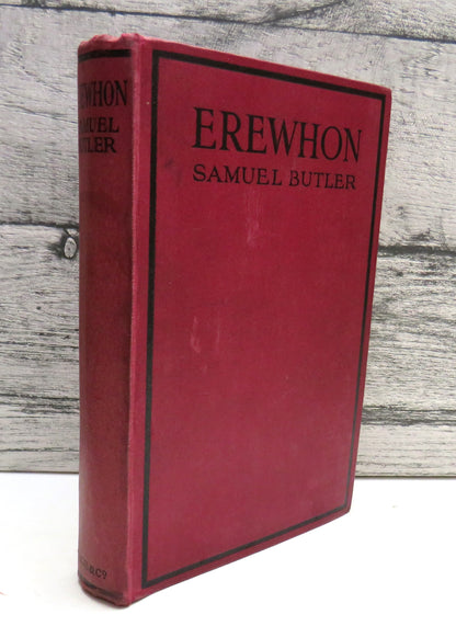 Erewhon: or Over the Range by Samuel Butler, 1924 book front cover