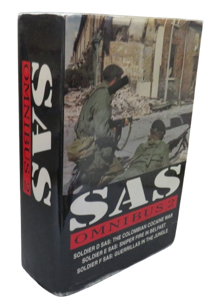 SAS Omnibus 2 Soldier D: SAS The Colombian War By David Monnery, Soldier E: SAS Sniper Fire In Belfast By Shaun Clarke Soldier F: SAS Guerrillas In The Jungle B Shaun Clarke 1994