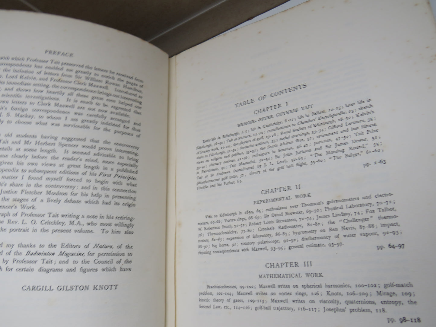 Life and Scientific Work of Peter Guthrie Tait Suplementing The Two Volumes of Scientific Papers Published In 1898 and 1900 By Cargill Gilston Knott 1911