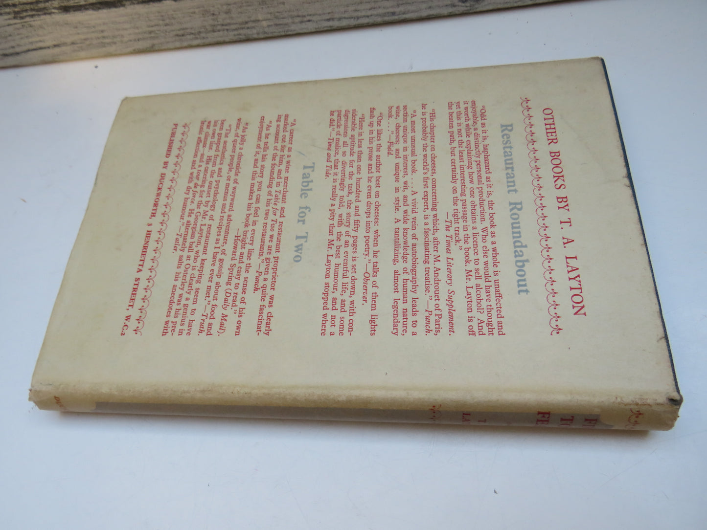 Five To A Feast By T.A. Layton 1948 book image 2