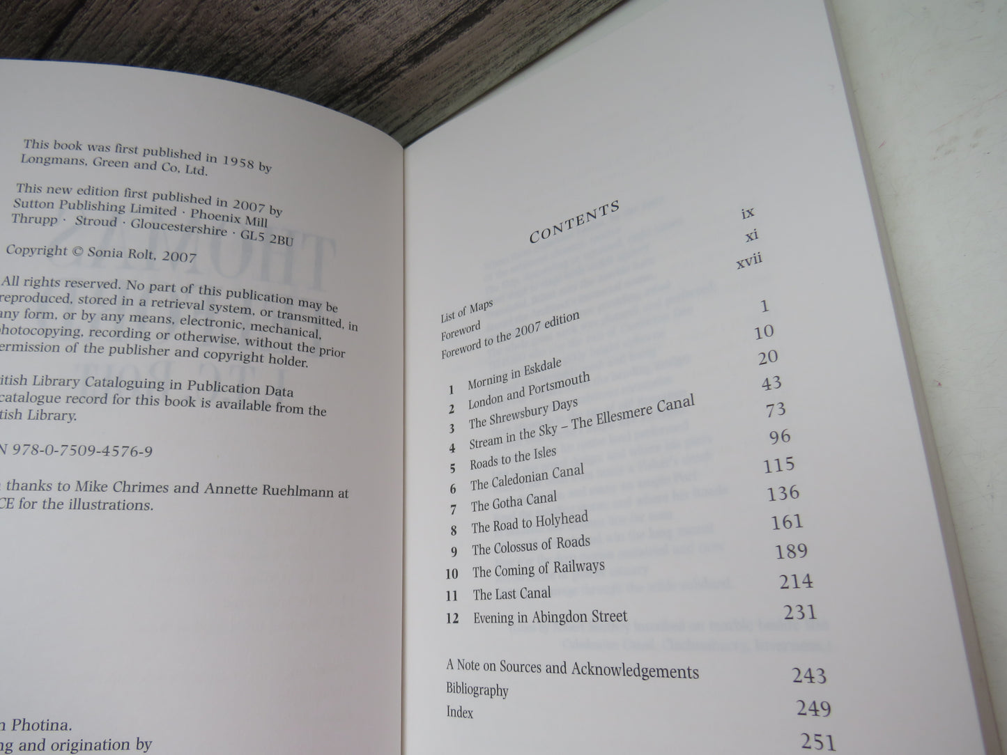 Thomas Telford By L.T.C. Rolt 2007