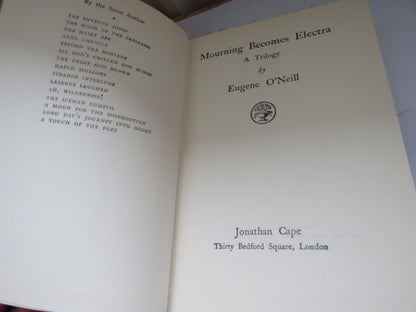 Mourning Becomes Electra A Trilogy By Eugene O'Neill 1959 book image 4