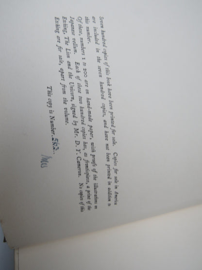 D.Y. Cameron An Illustrated Catalogue Of His Etched Work With Introductory Essay & Descriptive Notes book image 4