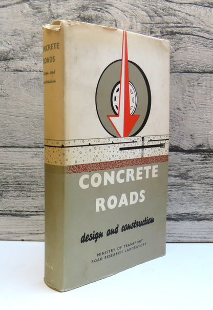 Concrete Roads Design and Construction 1956 book front cover