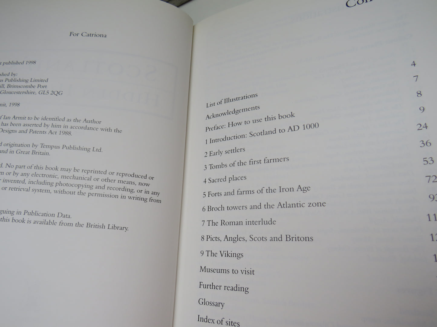 Scotland's Hidden History By Ian Armit 1998