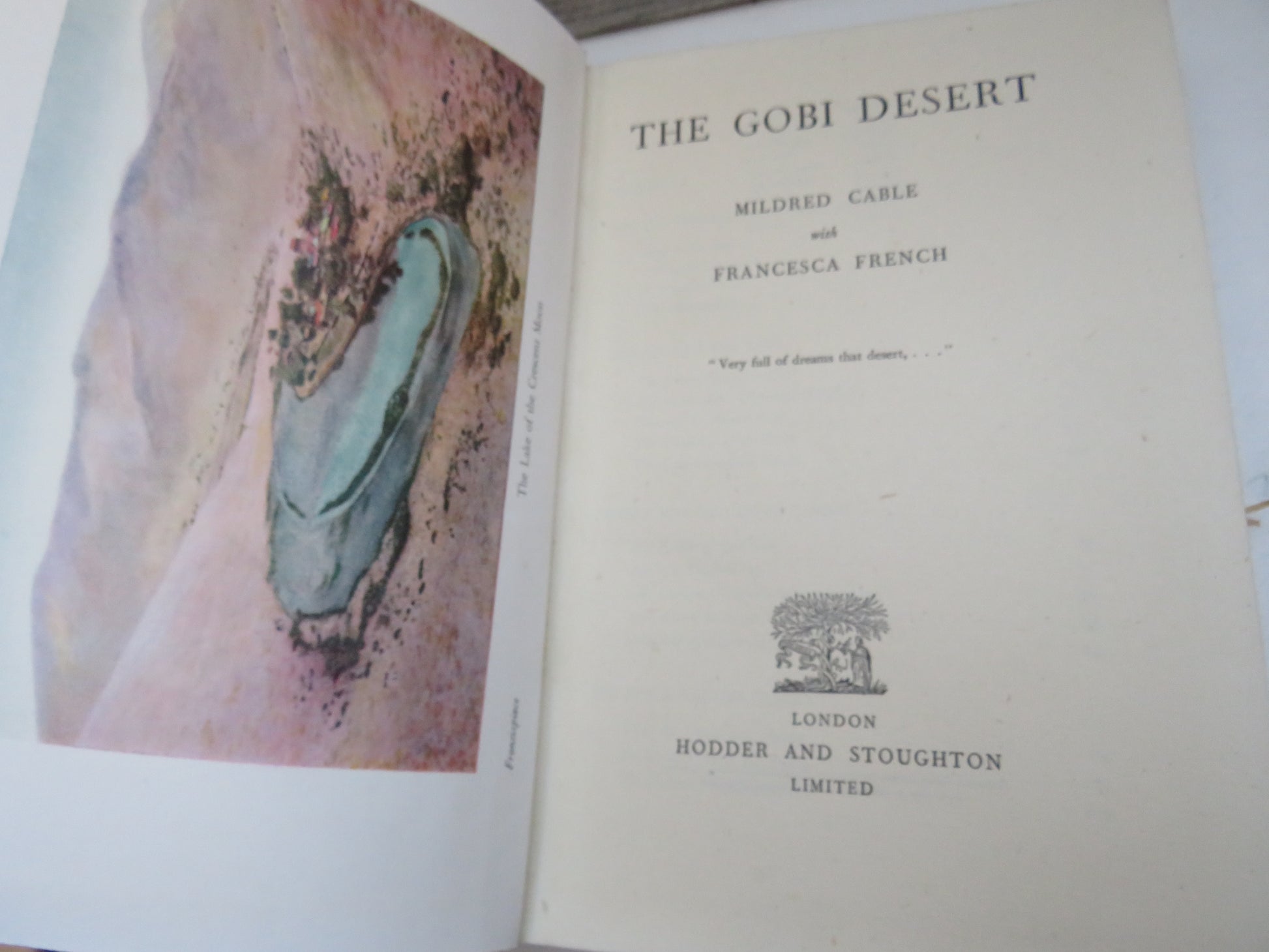 The Gobi Desert By Mildred Cable With Francesca French 1947 book image 3