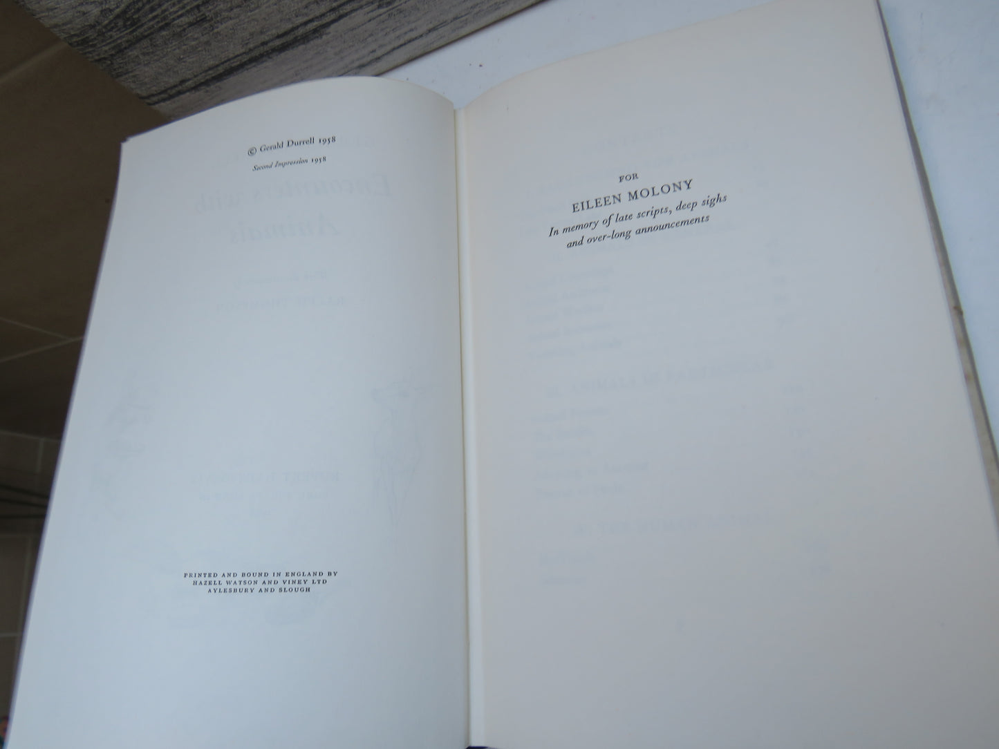 Encounters With Animals By Gerald Durrell 1958 With Illustrations By Ralph Thompson