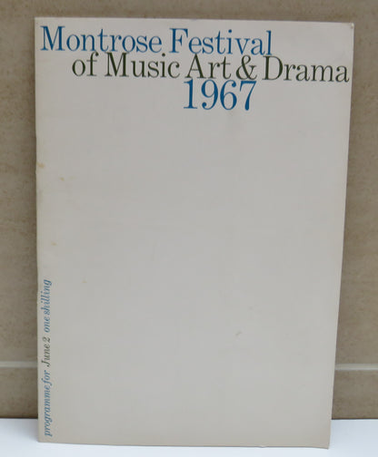 Montrose Festival of Music Art & Drama 1967 book image 2
