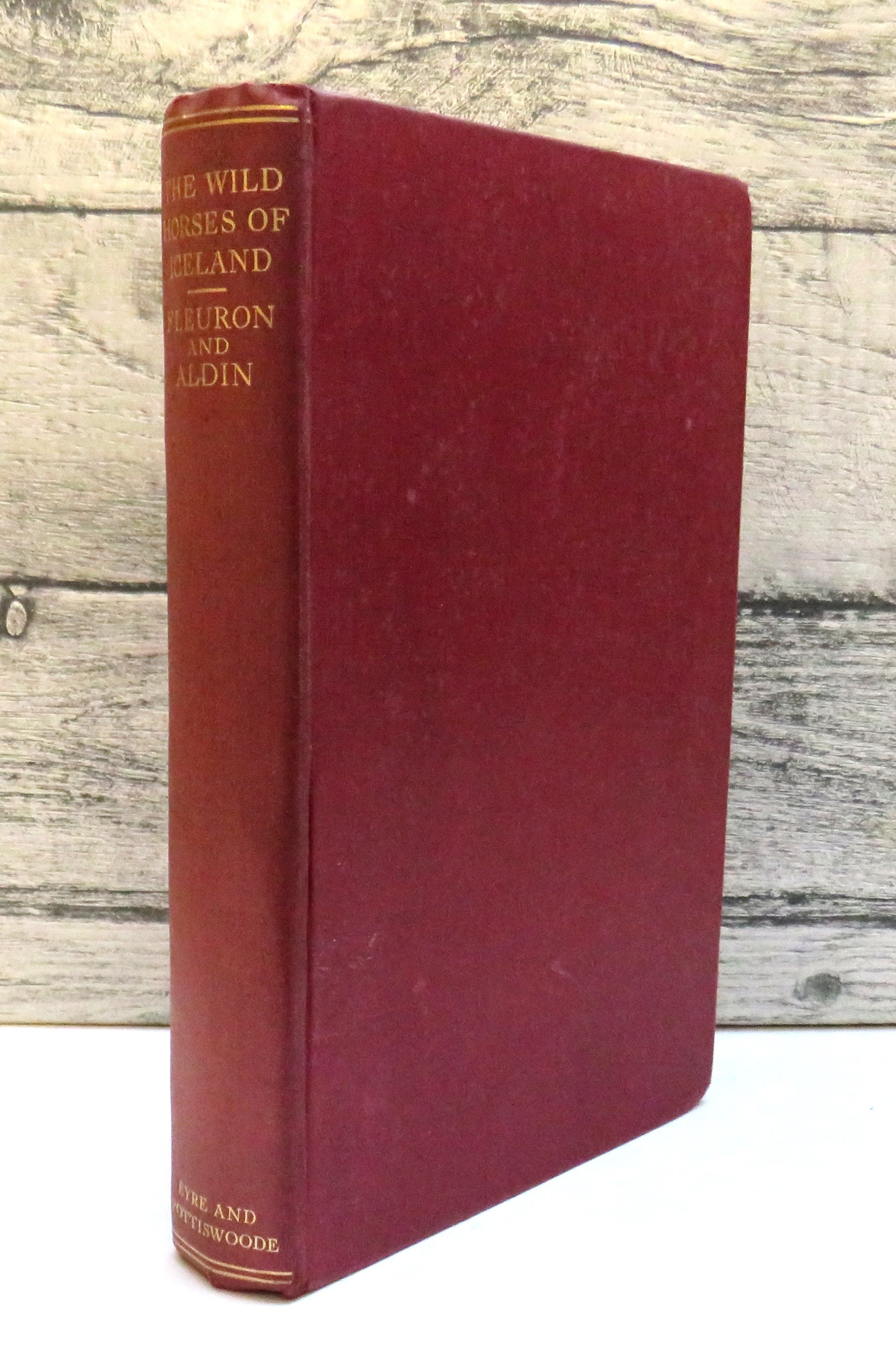 The Wild Horses of Iceland By Svend Fleuron Translated From The Danish book front cover