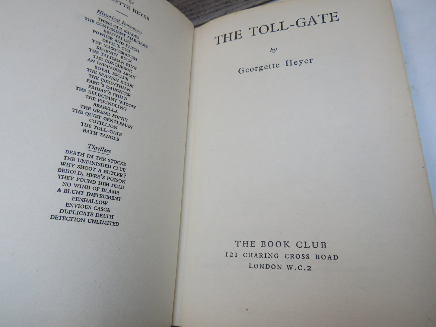 The Toll-Gate By Georgette Heyer 1955