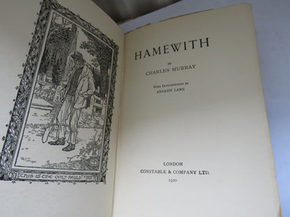 Hamewith By Charles Murray 1920 book image 3