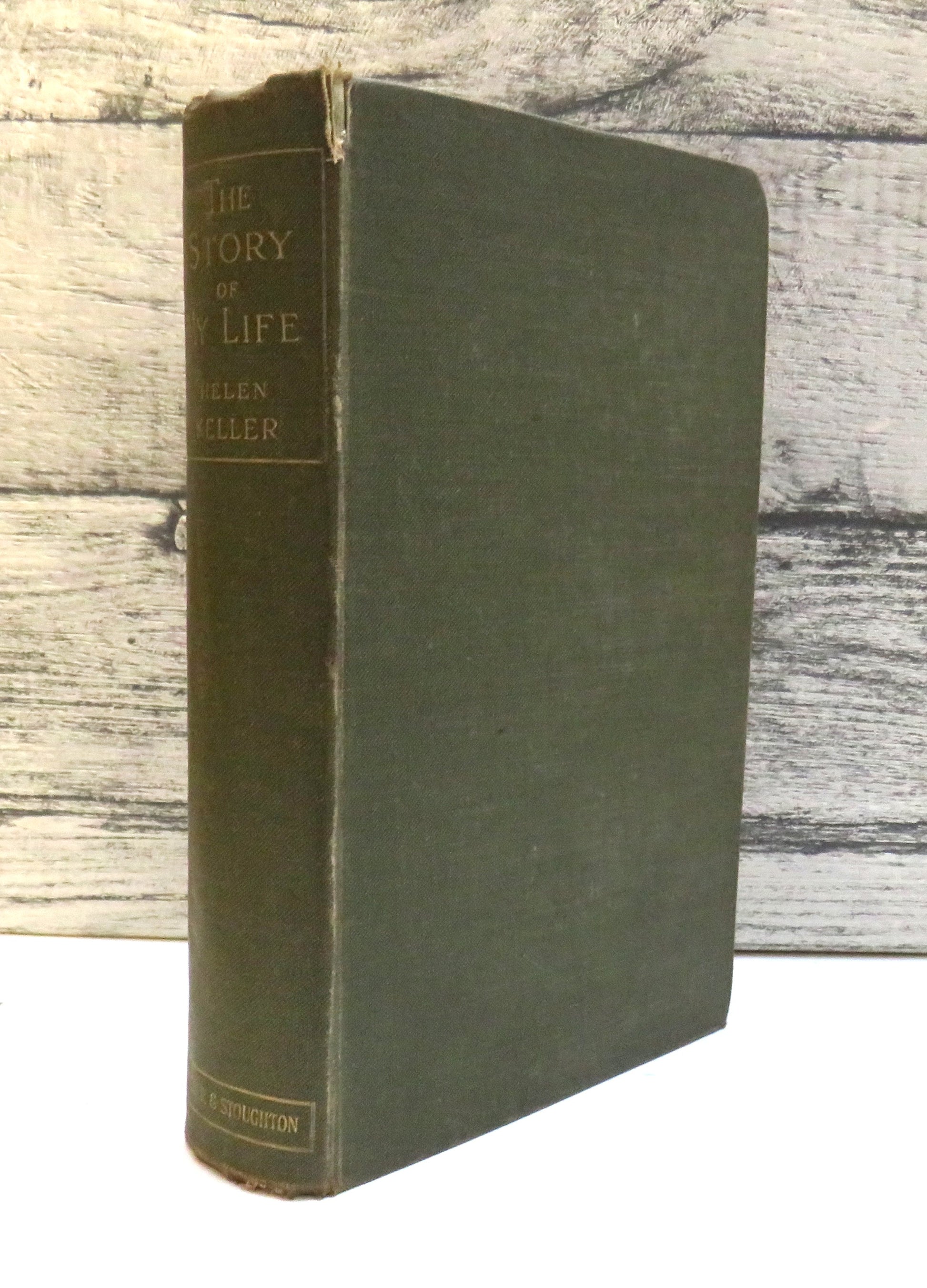 The Story of My Life By Helen Keller 1903 book front cover