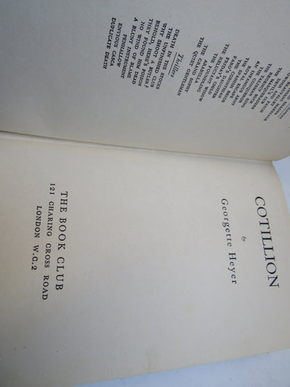 Cotillion By Georgette Heyer 1954 book image 3