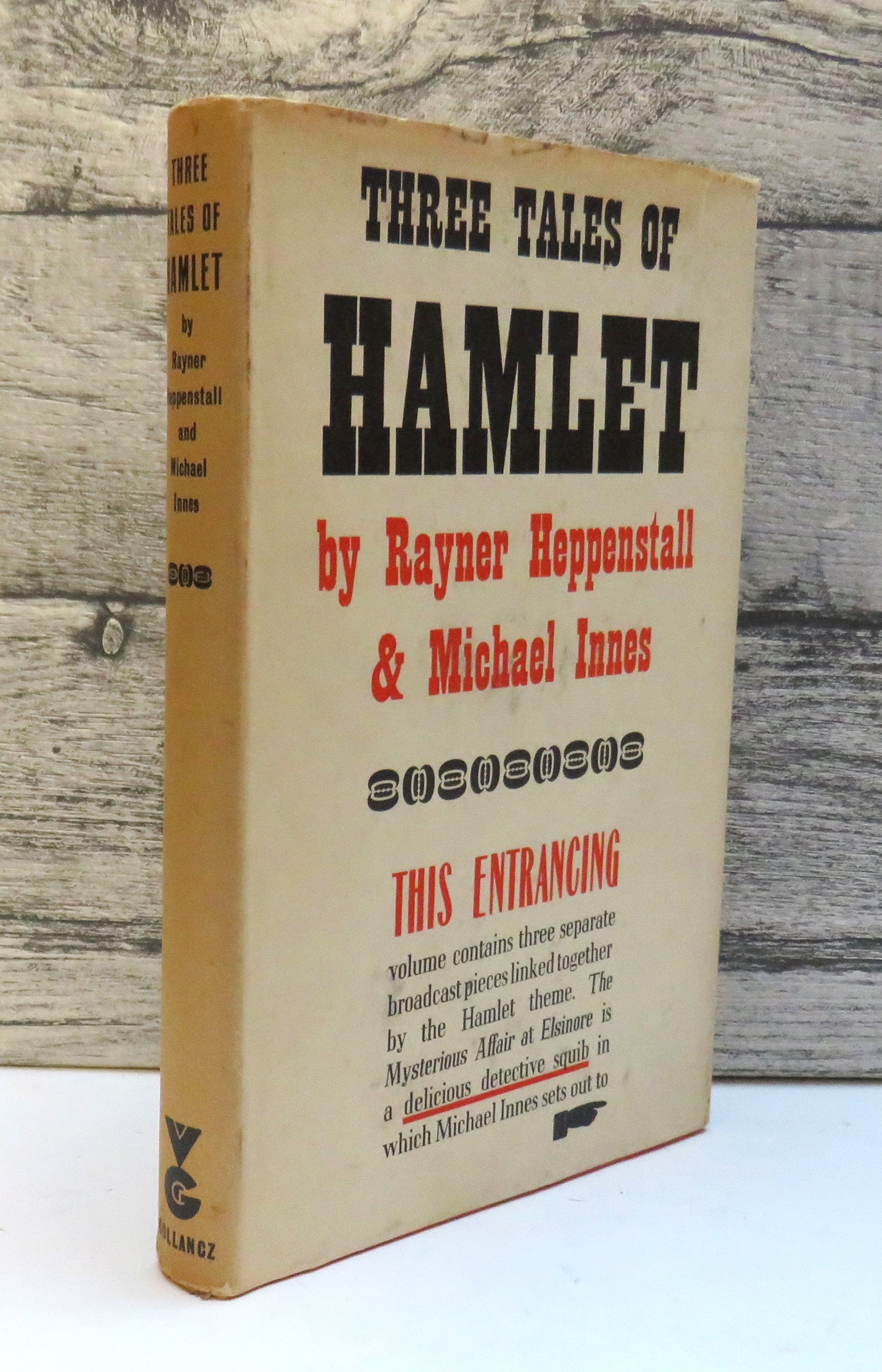 Three Tales of Hamlet By Rayner Heppenstall and Michael Innes 1950 book front cover