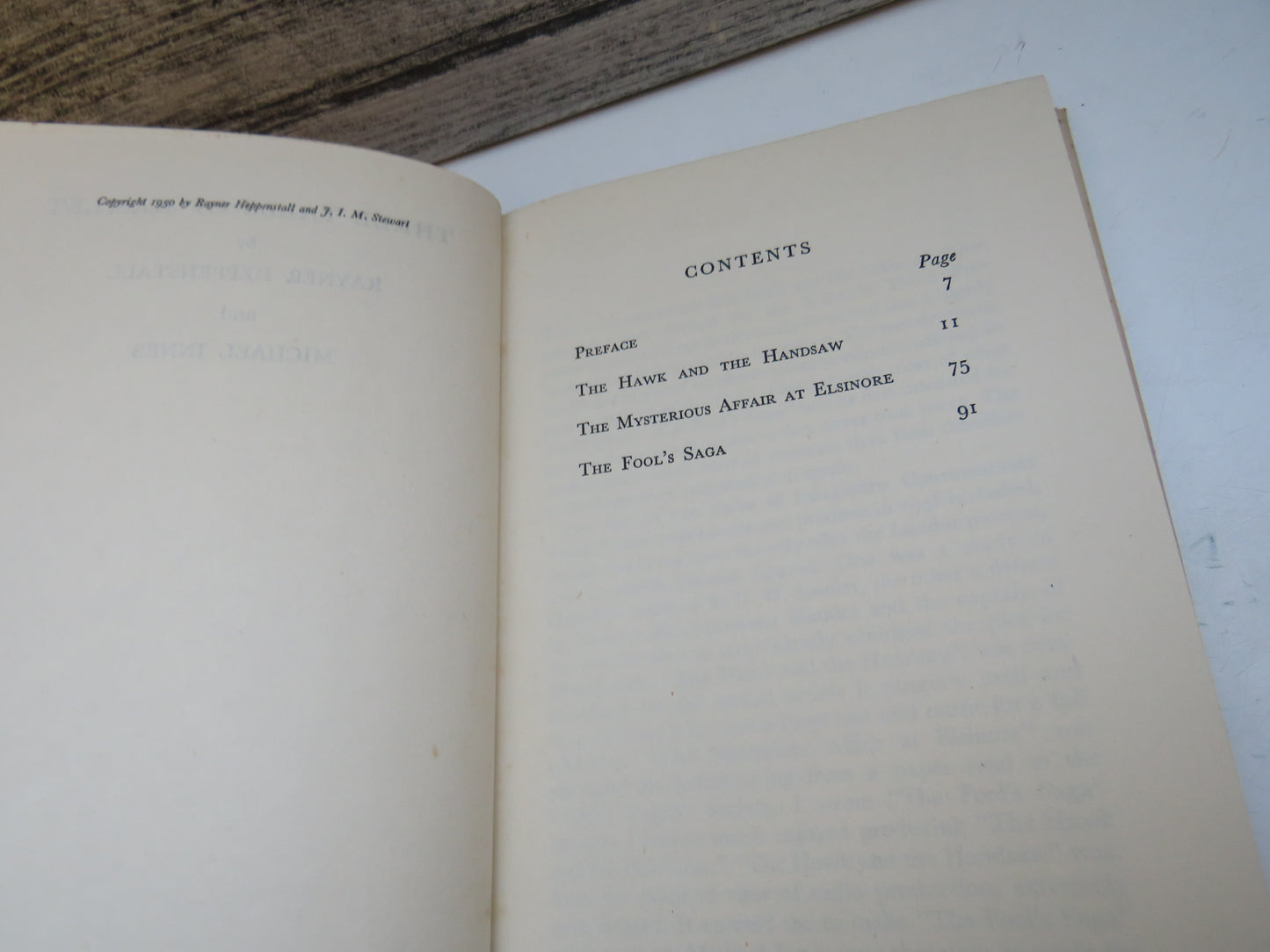 Three Tales of Hamlet By Rayner Heppenstall and Michael Innes 1950 book image 4