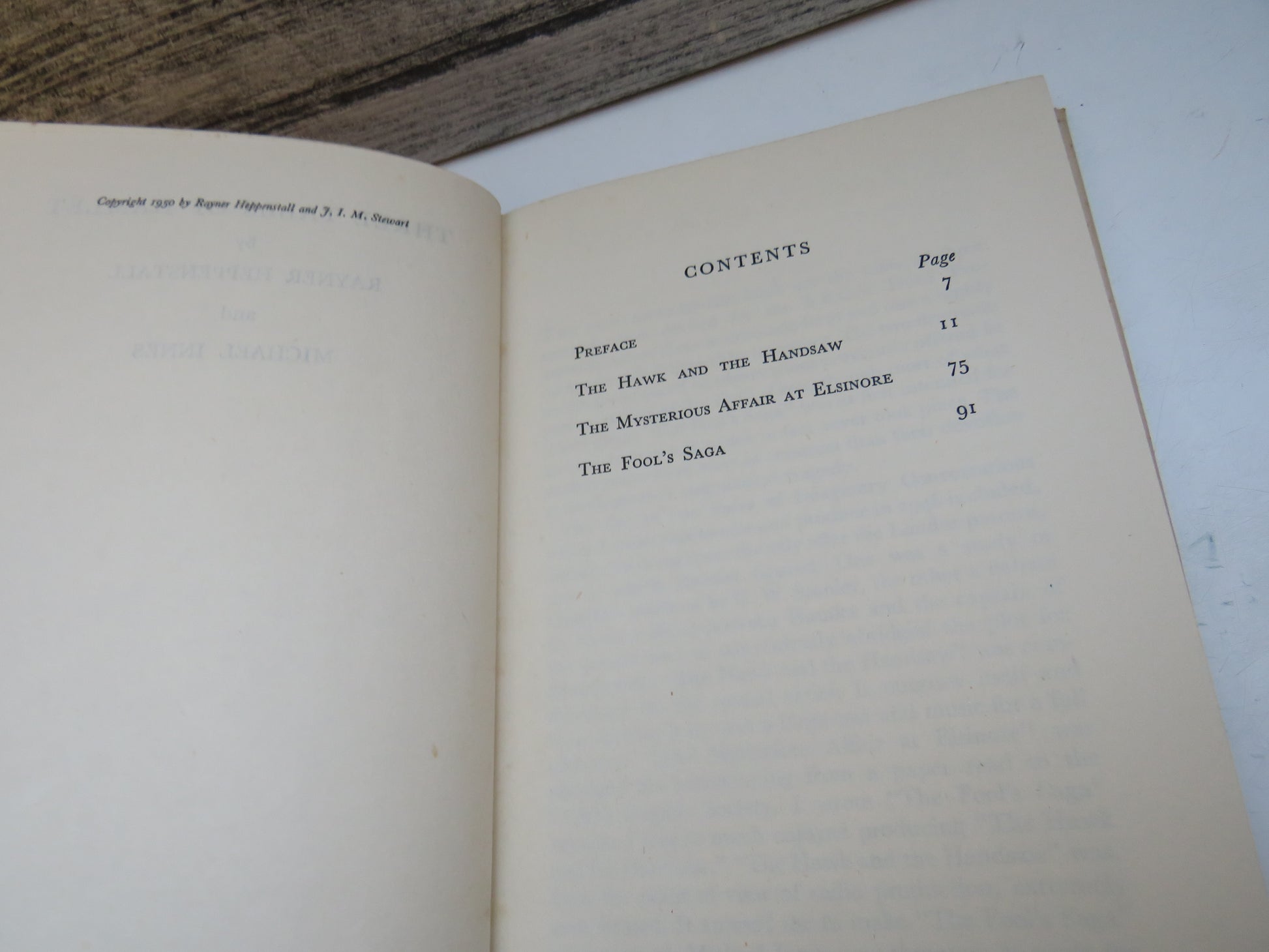 Three Tales of Hamlet By Rayner Heppenstall and Michael Innes 1950 book image 4