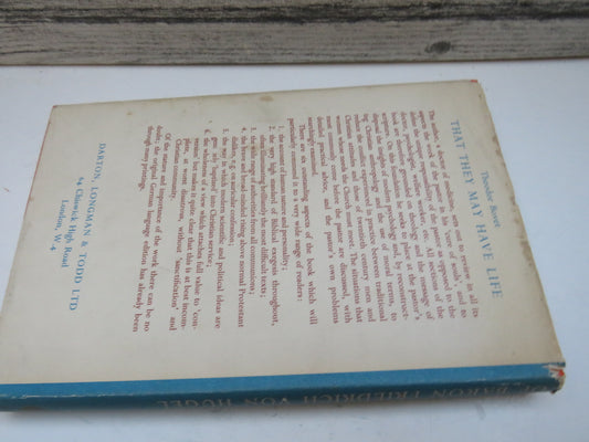 Spiritual Counsels and Letters of Baron Friedrich Von Hugel Edited and Introductory Essay By Douglas book image 2